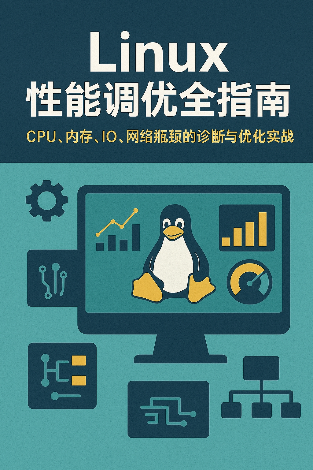 Linux 性能调优全指南：CPU、内存、IO、网络瓶颈的诊断与优化实战